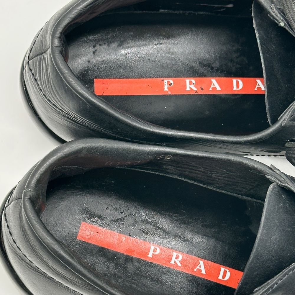 PRADA Perforated Shoes. Size 8 - Picture 3 of 14